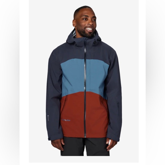 FlyLow Malone Ski Boarder Shell Jacket - Picture 6 of 9